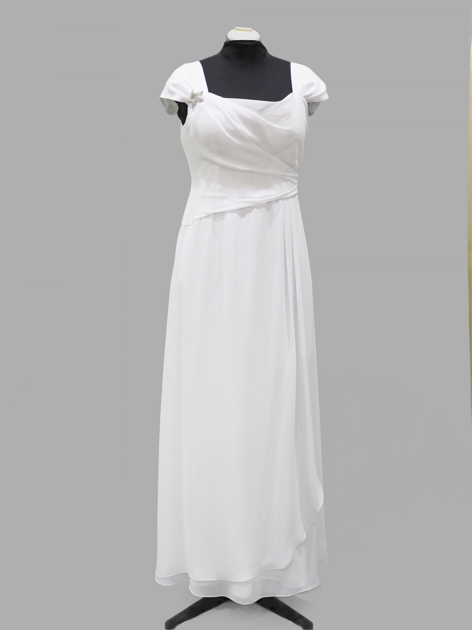 Simple Bridal or Debutante Gown, Mr K, KB5004, Size 14